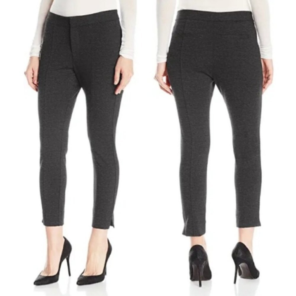 NEW NYDJ Gray Ponte Thick Knit Slim Skinny Ankle Pant w/ LiftxTuck Sz. 0